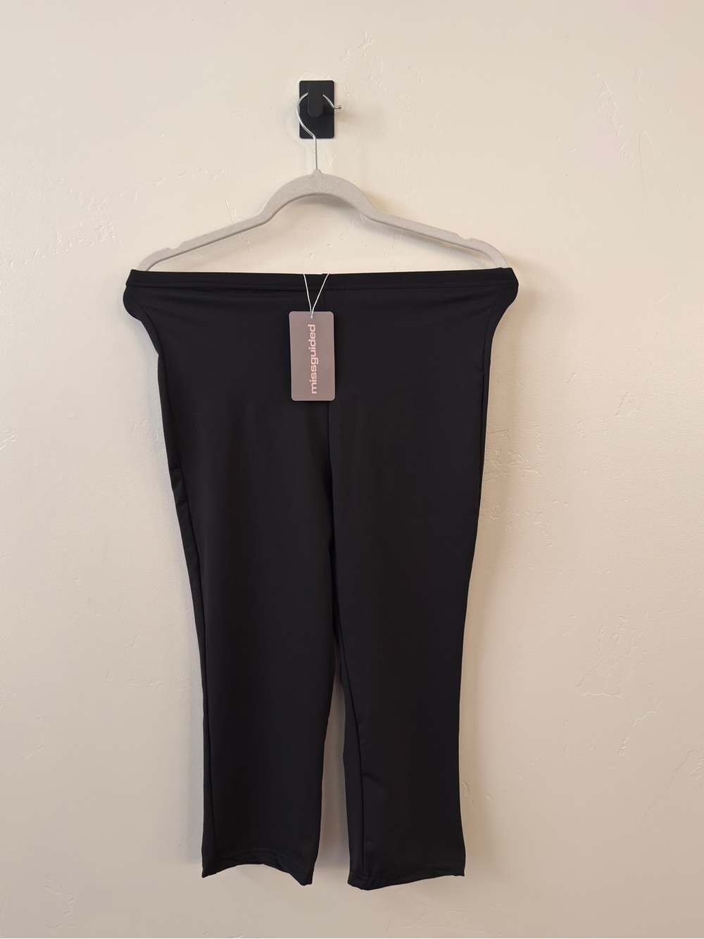 Missguided Black Capri Leggings with Original Tag
